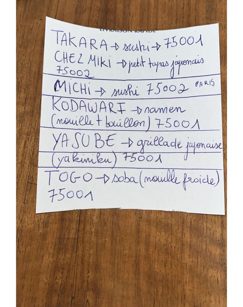 מסעדה יפנית בפריז